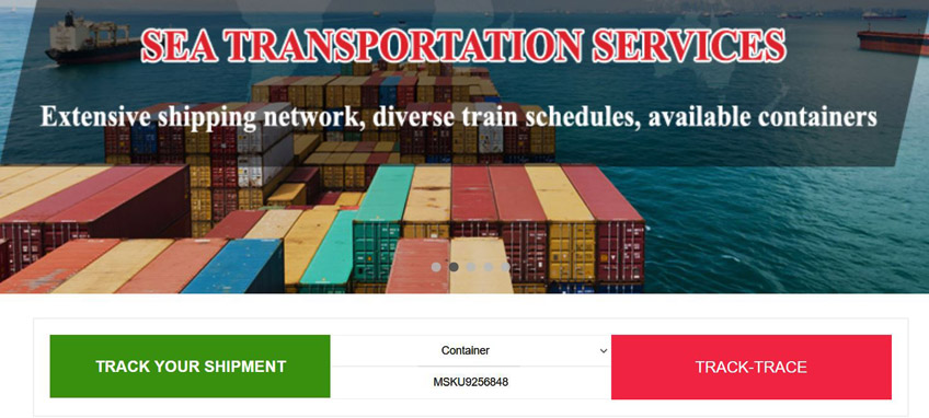 TRACKING CONTAINER - TRACK TRACE BILL OF LADING